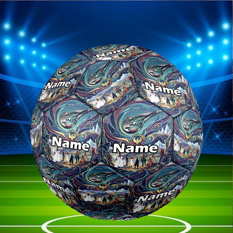 Custom Name Personalized Final Fantasy Print Size 5 Soccer Ball Training & Match Football, for Team, Kicking, Gift for Football