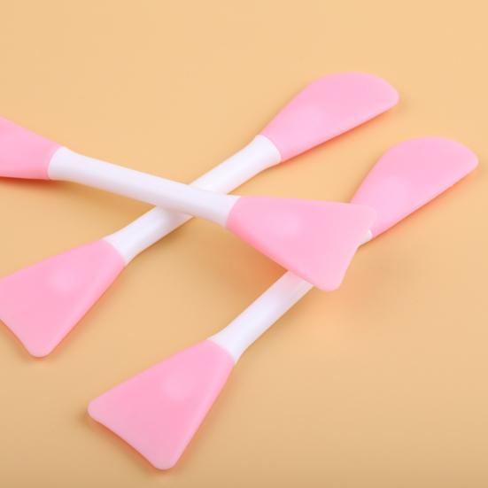 Кисть для маски для лица Двусторонняя лопатка для маски Мягкий аппликатор для глиняной маски