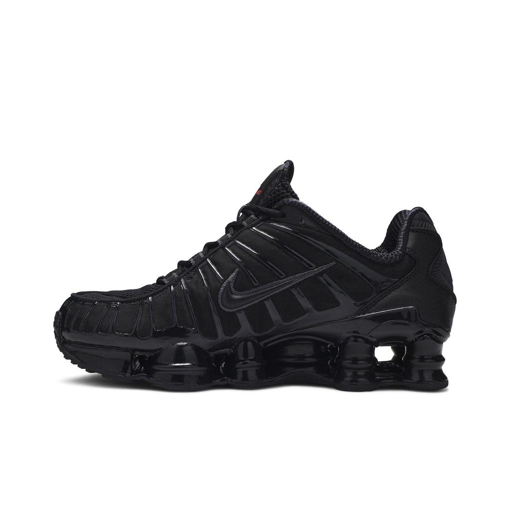 Nike Shox TL 'Металлический гематит' (унисекс) Черные / Черно-Металлик Гематит-Макс Оранжевый Повседневная Обувь AV3595 002