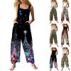 Womens Casual Overalls Jumpsuits Adjustable Straps Sleeveless Summer Cute Comfy Rompers With Pocket