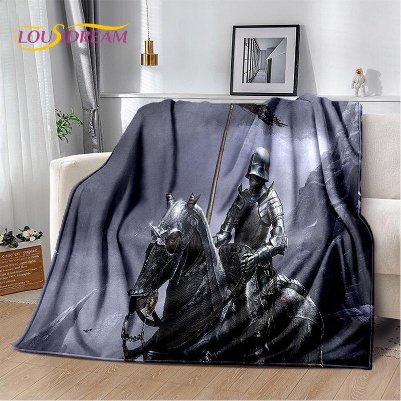 Мягкое плюшевое одеяло Cavalier Knight Templar Crusaders, фланелевое одеяло для гостиной, спальни, кровати, дивана, пикника