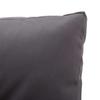 vidaXL 2-Sitzer-Gartensofa mit Kissen Grau 124 cm Poly Rattan