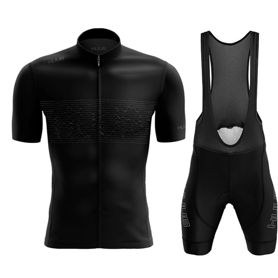 Huub 2026 Мужской велосипедный джерси-сет с коротким рукавом, дышащий, для МТБ, на открытый спорт, с лямками, летняя велосипедная одежда