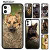Чехол для телефона Немецкая овчарка Для iPhone 17 Air 13 14 16 16e 15 pro max plus 11 12 корпус coque