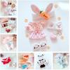 20cm Cotton Doll Set with Star Plushie Dress-Up Clothes & Hat Collection