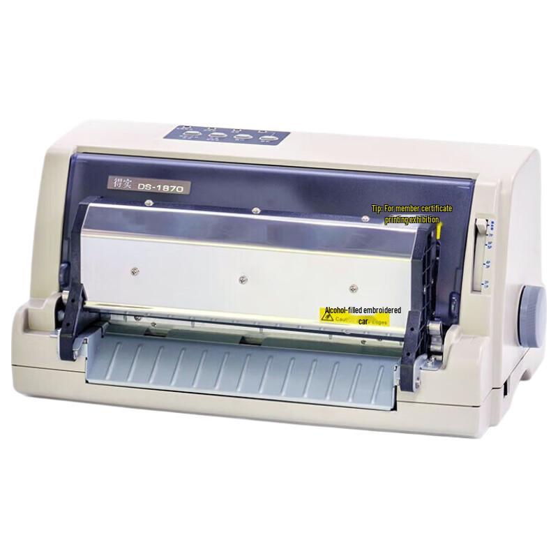 Dascom DS-1870 24-Pin Flatbed Dot Matrix Printer CN plug (adapter included)