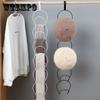 Подвесная стойка для хранения шляп, универсальная стойка без перфорации, хранилище для домашней одежды в спальне, настенный артефакт для хранения вещей