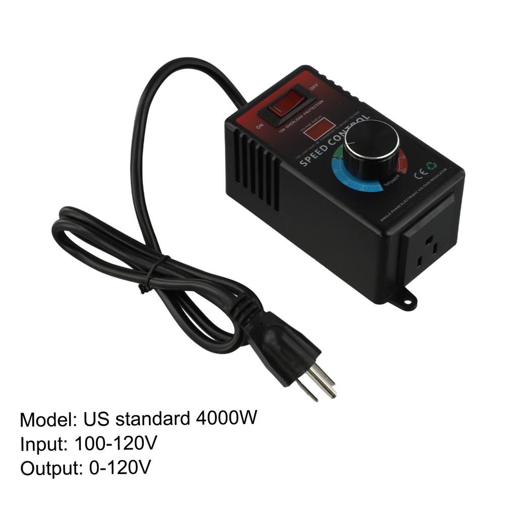 AC Voltage Regulator Electronic Speed Controller Indoor Use Only Longer Service Life Adjustable Speed Control Switch