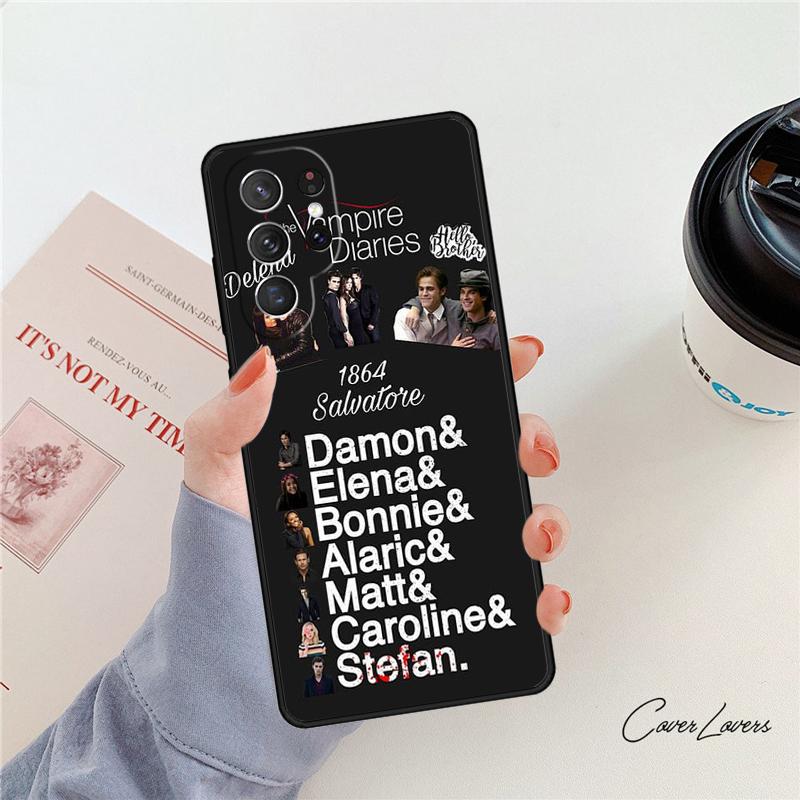 Чехол для телефона Дневники вампира Для Samsung Galaxy S24 S25 S23 S22 Ultra Note 10 20 Plus S20 S21 FE Чехол