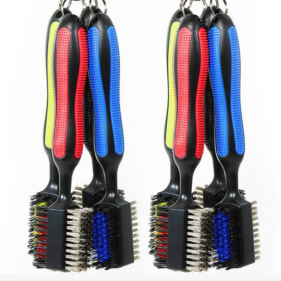 Щетка для гольф-клубов Инструмент для чистки гольф-клубов с магнитным выдвижным карабином Гольф