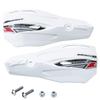 ZETA RACING Impact X2 Handguard Replacement Guard White Dirt Freak DIRTFREAK ZE74-1210