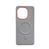 Кожаный чехол для OnePlus 13S 1+ 13T Magsafe Металлическая алюминиевая рама Защита объектива Противоскользящая ручка Однотонная веганская кожаная крышка