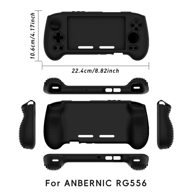 Мягкий силиконовый чехол для игровой консоли ANBERNIC RG35XX PLUS RG556 RG40XXV, защитный корпус для RG40XX H, игровые аксессуары