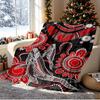 South Sydney Rabbitohs Pattern Blanket for Home Decoration, Bed, Sofa, Car Travel, Camping, Suitable for All Seasons, Birthday Christmas Gift