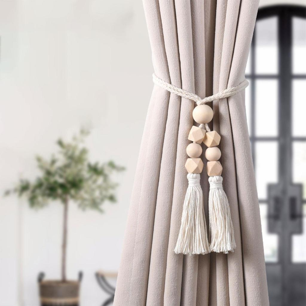 Curtains Holdbacks Handwoven Window Holdbacks With Tassel Curtains Tieback Hold For Window For Bedroom Bathroom Kitchen Living
