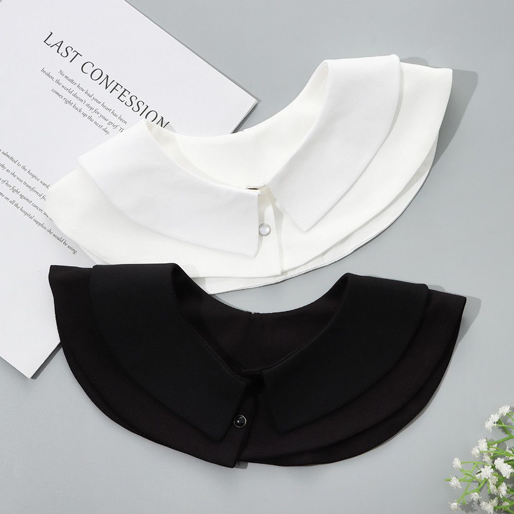 Detachable Sweet Clothes Accessories Floral Lace Shirt False Tie Fake Collar Lapel Blouse Top Shawl