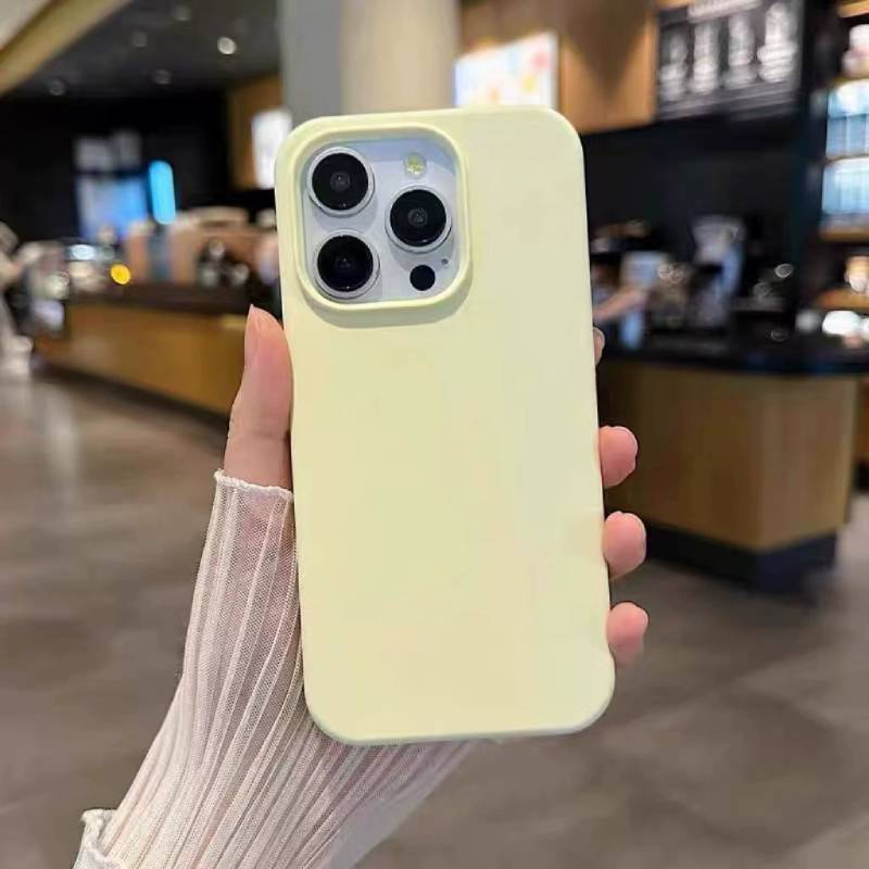 For Iphone14 Pro Silicone Phone Case With Antifingerprint Nonslip Protection For Girls And Teens