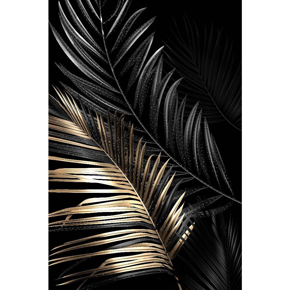 Gold Leaf Canvas Abstract Paintings Wall Art Posters and Prints Decorative Pictures for Living Room Nordic Cuadros Home Decor