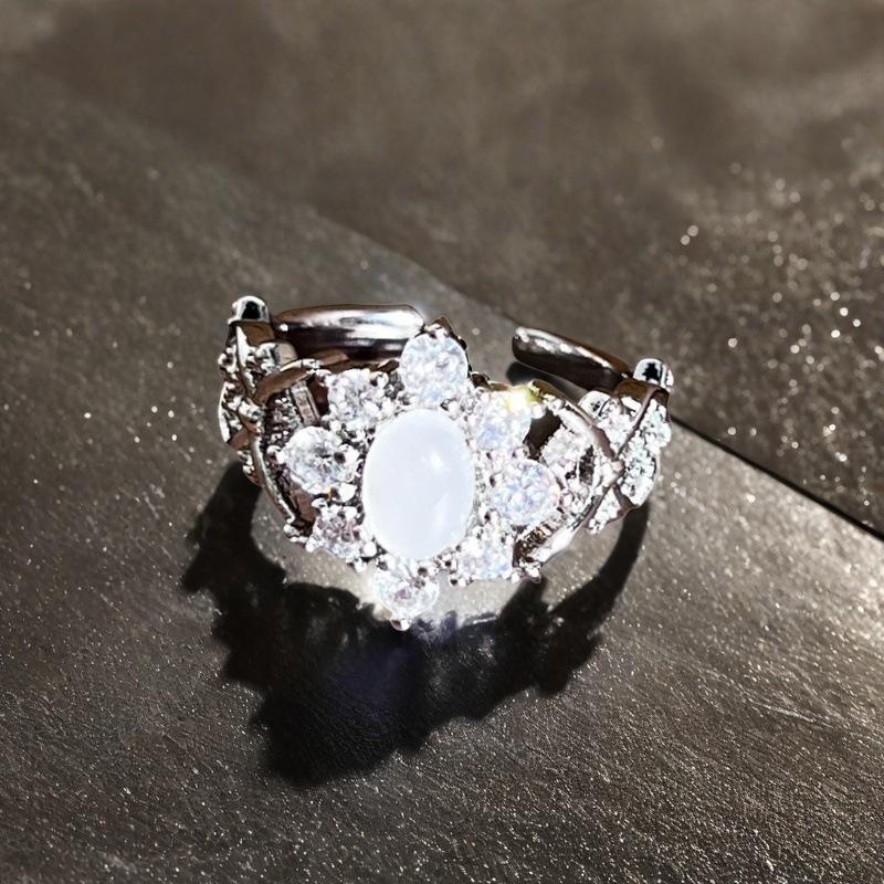 Новый Уникальный Дизайн Цветное Фиолетовое Сокровище Полностью Алмазный Zir*****Кольцо-Ручка Подсолнух Супер Блеск Высококлассное Кольцо Легкой Роскоши