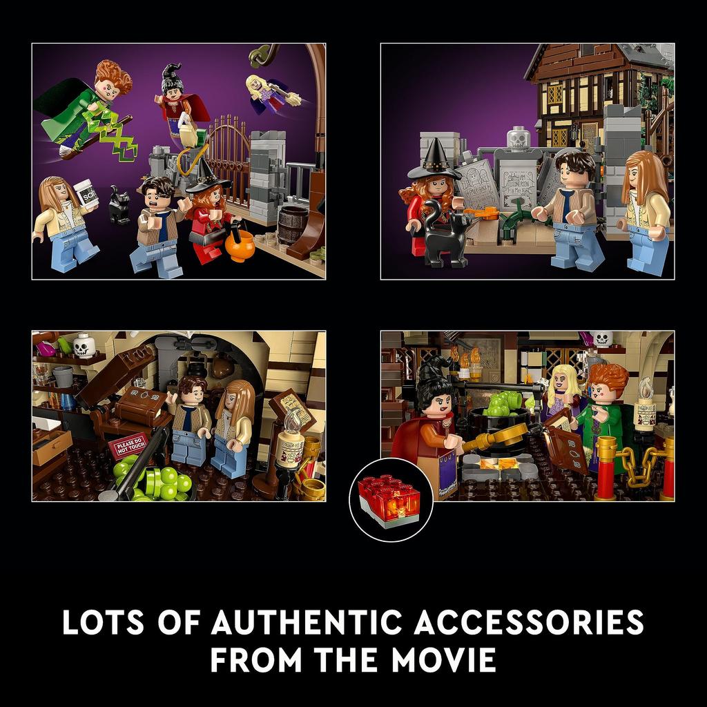 LEGO Ideas Disney Hocus Sanderson House 21341 Toy Block Present Fantasy Princess Boys Girls Adults Pocus Sisters'