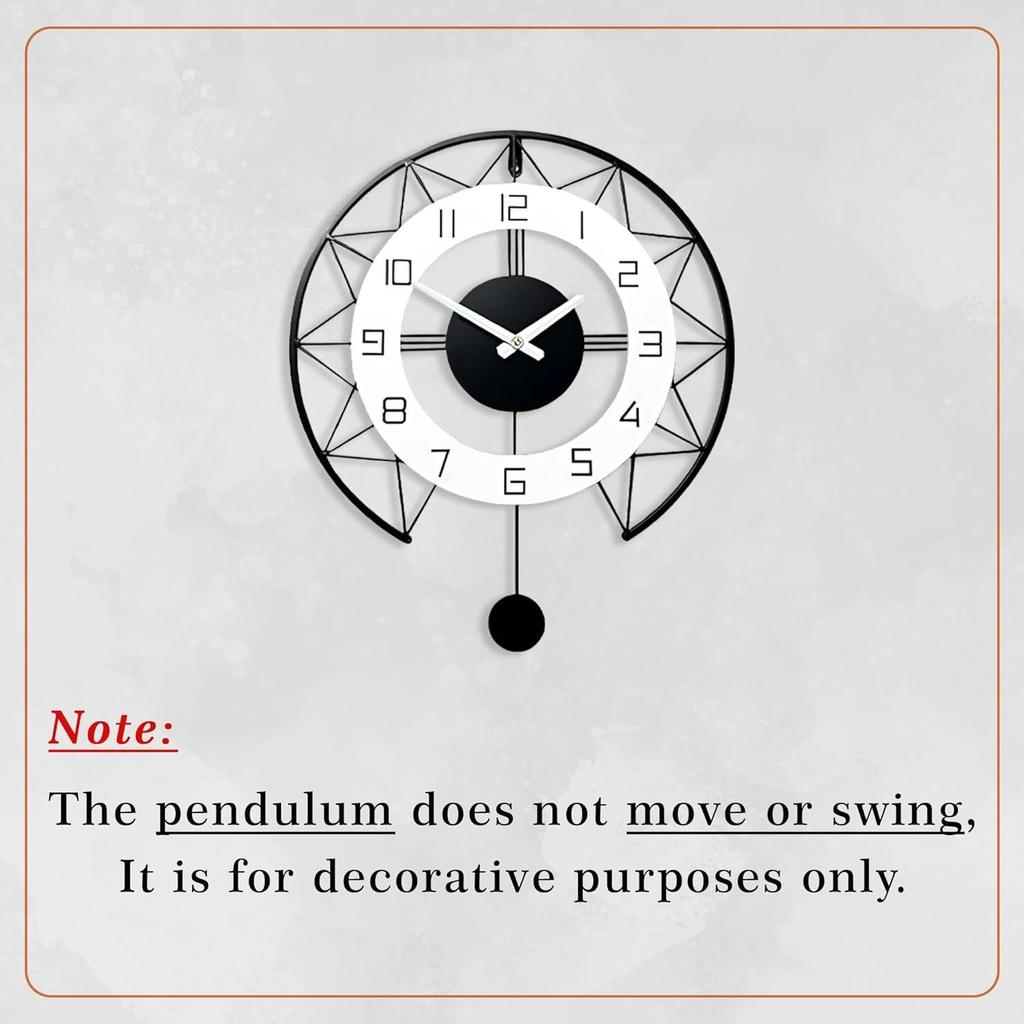 Wall Clock for Living Room, Bedroom, Office, Home and Hall | Fancy Big Size Modern Wall Watch for Home Decor | Unique Big Size Designer Wallclock