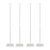 4x Balloon Stand Rods Banquet Decor Acrylic Table Balloons Holder with Base for Festival