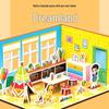 Children's 3D Cardboard Puzzle: Small House Furniture Model