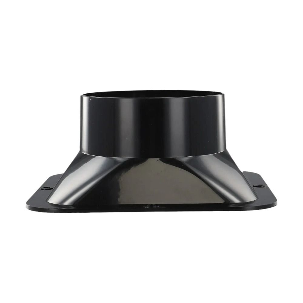 Black Ventilation Pipe Joint ABS Exhaust Pipe Connector Air Ducting Connection  Kitchen