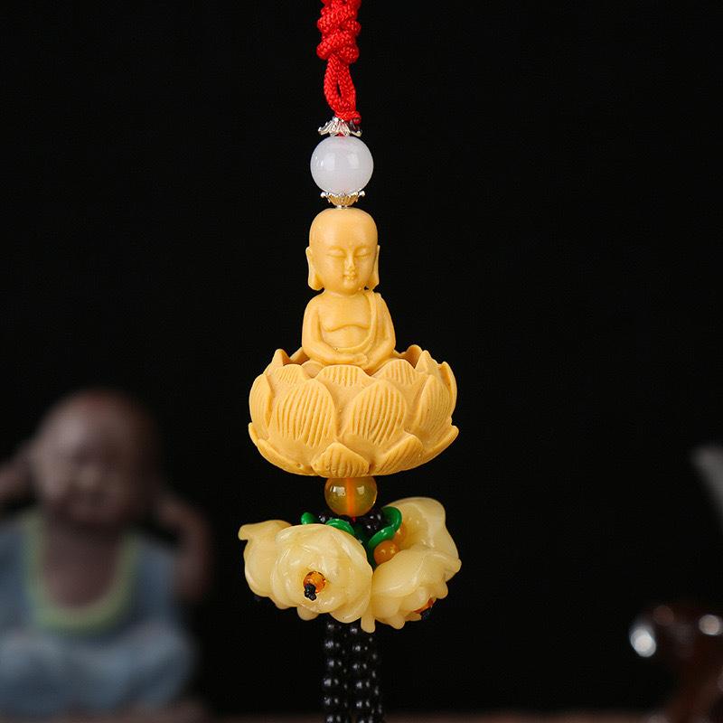 Car Pendant Out Of The Buddha And Into The Safe Chinese Style Resin Car Interior Pendant Pixiu Rearview Mirror Pendant