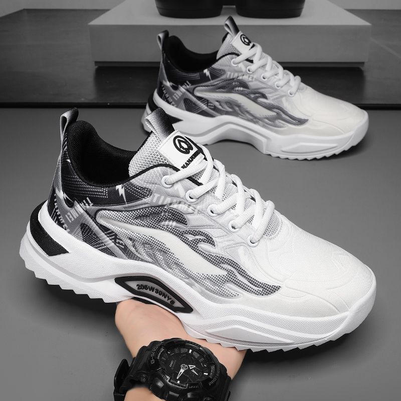 Весенняя мужская обувь 2025 года, новая студенческая спортивная и досуговая молодежная сетчатая универсальная обувь, дышащая обувь для мужчин
