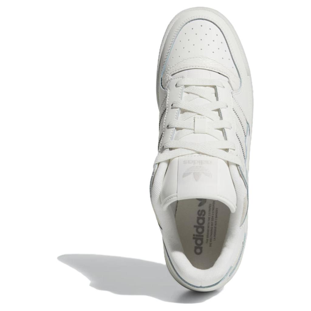 adidas Forum Low CL Core Белые кроссовки унисекс Cloud-White Grey-One IH7828