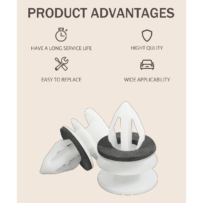 30PCS Door Panel Clips,Car Retainer Clips,Door Trim Panel Retainers Clips,Car Accessories Panel Retainer Clip Replacement,Car Push Retainer Clips