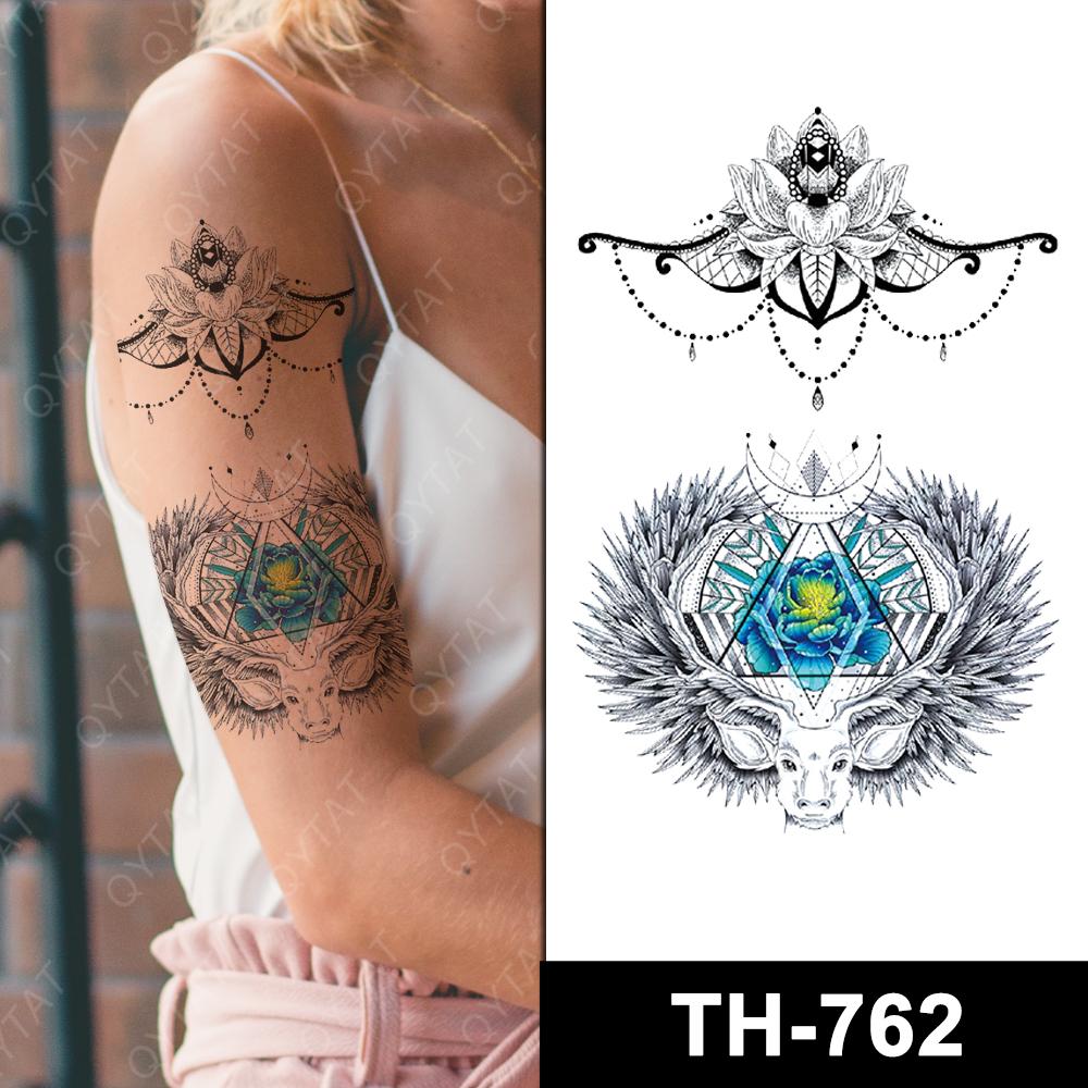Custom Half Arm Temporary Tattoo Sticker Tribal Tatuaje Temporal