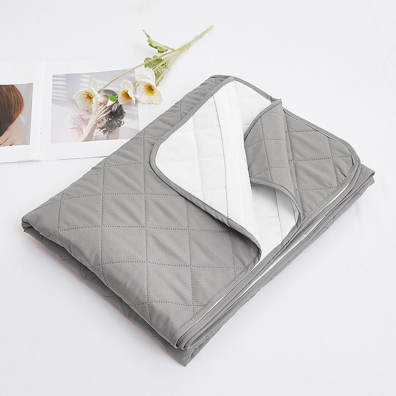 Водонепроницаемый стеганый наматрасник с резинками, пылезащитный чехол с противоскользящим покрытием