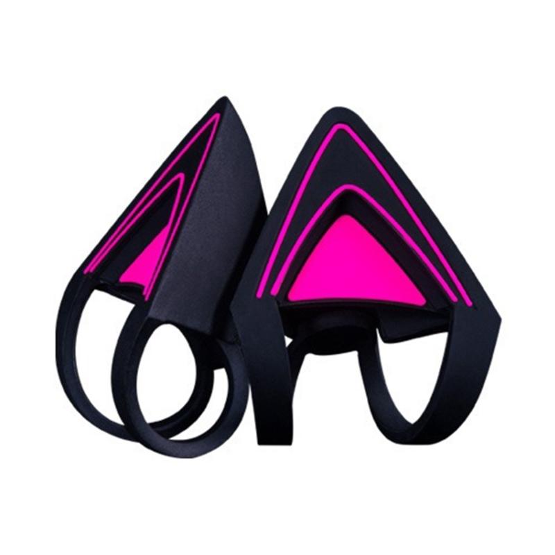 Silicone Cat Kitty Ears Lovely Attachable Accessory for  Kraken V2 special/Kraken 2019/ Kraken TE /7.1 V2 Headphone