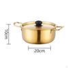 Кастрюля для супа с лапшой быстрого приготовления Ramyun, кухонная посуда из нержавеющей стали, корейский рамен, приготовление пищи для