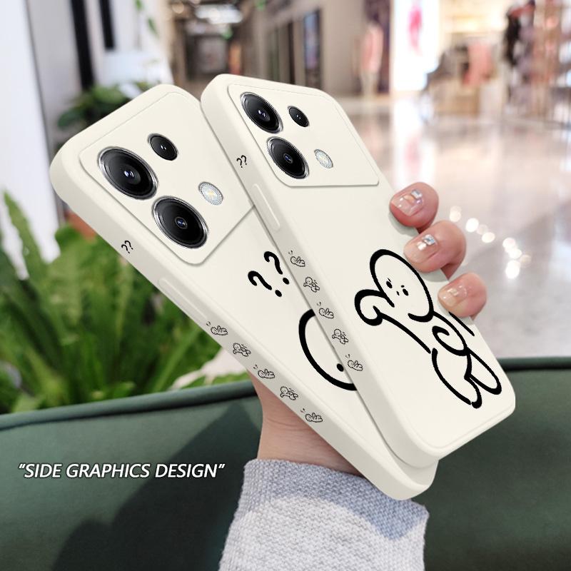 Чехол для телефона Go Line Man для Xiaomi Poco X6 F6 M6 M5 M5S F5 X5 F4 X4 M4 F3 M3 X3 Pro 4G 5G GT Силиконовый чехол