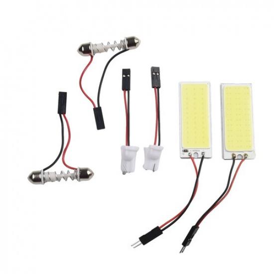 Bulbs Panel Lights Panel Lamp Car Interior 2Pcs DC12V Xenon HID Dome Map Light