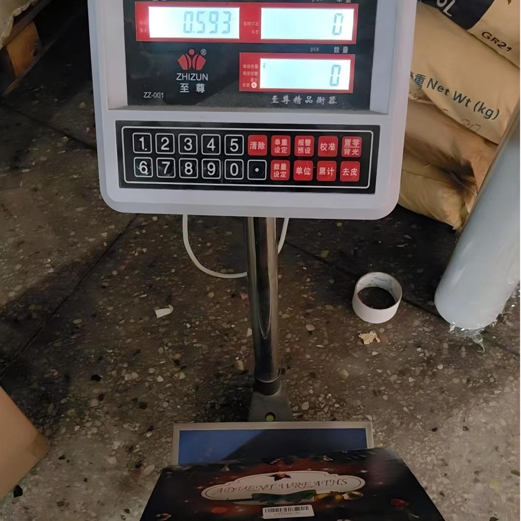 Christmas Norfolk Wreath PE Soft Rubber Texture Needles And Pinevine Christmas Decoration