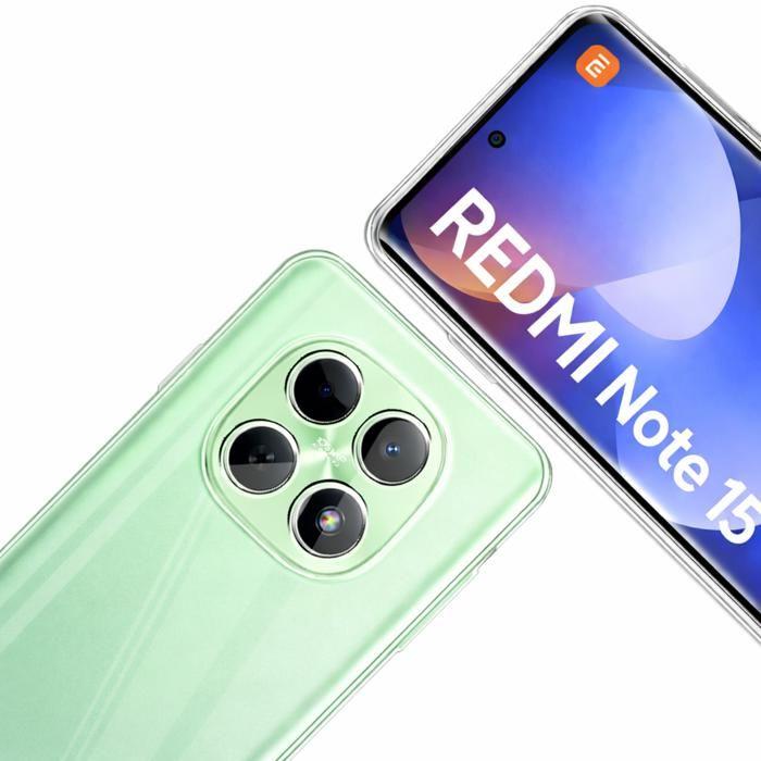 Coque pour Xiaomi Redmi Note 15 4G/5G - Silicone Gel TPU Transparent Protection Souple Ultra Mince Phonillico®