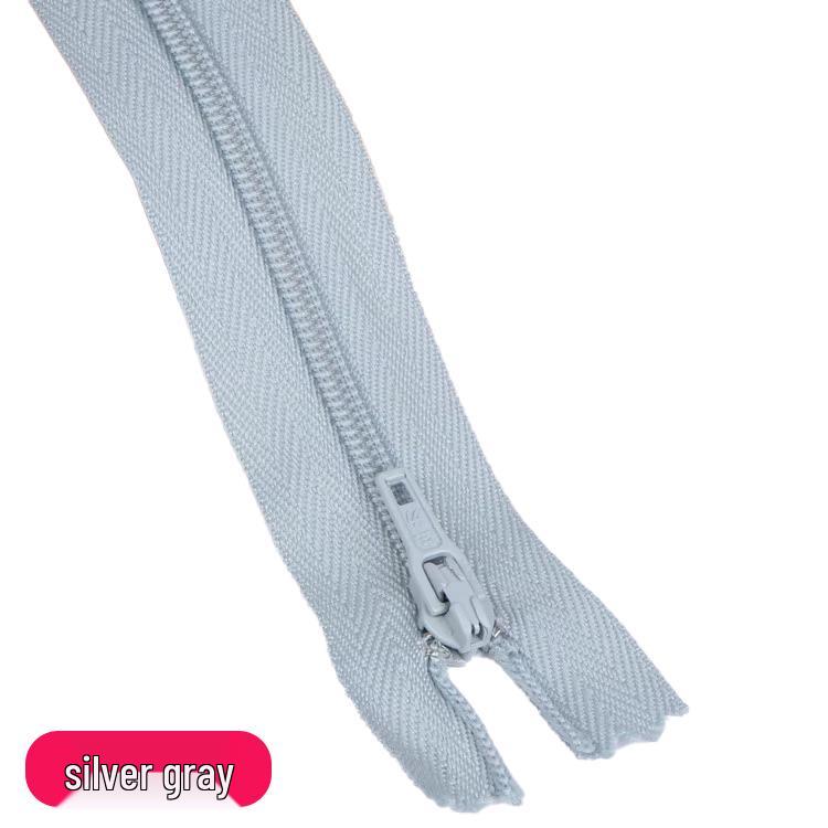 Three Force Short 20CM Nylon Zipper for Dress Pants - Colored Closed-End Fly Zipper Fabric Accessory