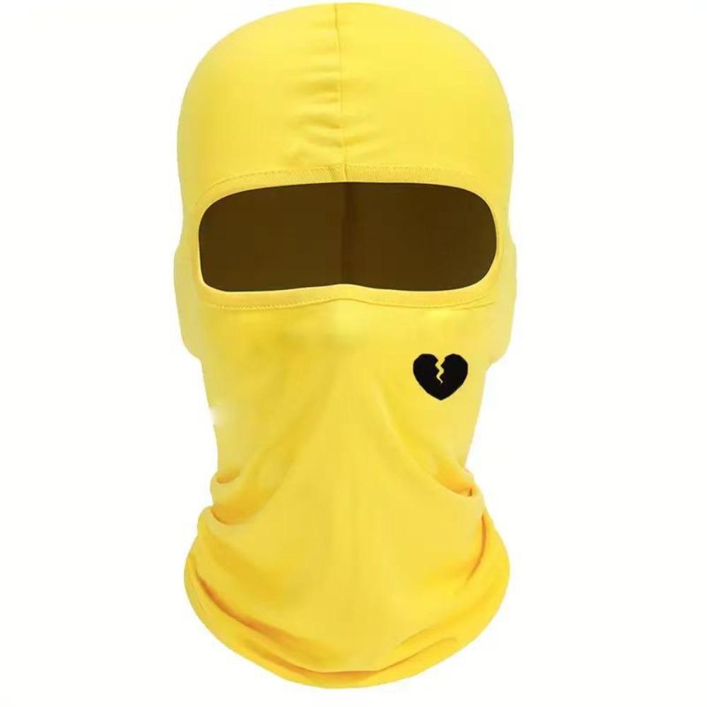 Portable Heartbreak Printed Face Cover Polyester Cycling Ski Mask Summer
