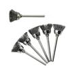 15Pcs Wire Wheel Brush Wear-Resistant High Hardness Pen/Flat/Bowl Shape Steel Wire Wheel Brush Home Use