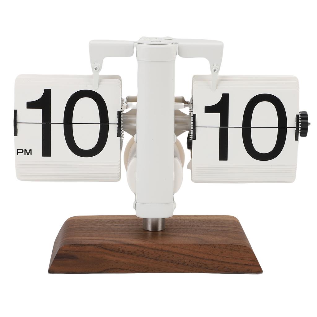 Перекидные настольные часы ретро винтажные механические автоматические перекидные настольные часы декор 12ч для дома гостиной кабинета