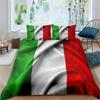 National Flag Duvet Cover Set King Size Creative American Flag Bedding Set for Teens Adults Microfiber Single Double Quilt Cover