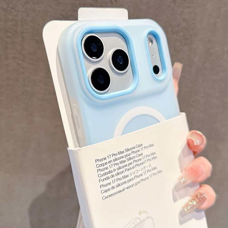 Роскошный Магнитный Чехол 2-в-1 Конфетных Цветов Для iPhone 17 Air 16 15 14 13 12 11 Pro Max Plus Для Беспроводной Зарядки MagSafe Матовый Чехол