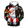 Autumn Kids Christmas Santa Claus Hoodie Men Cartoon Graphic Pullover Adult Casual Hooded Clothing Boys Girls Fashion Top Coat