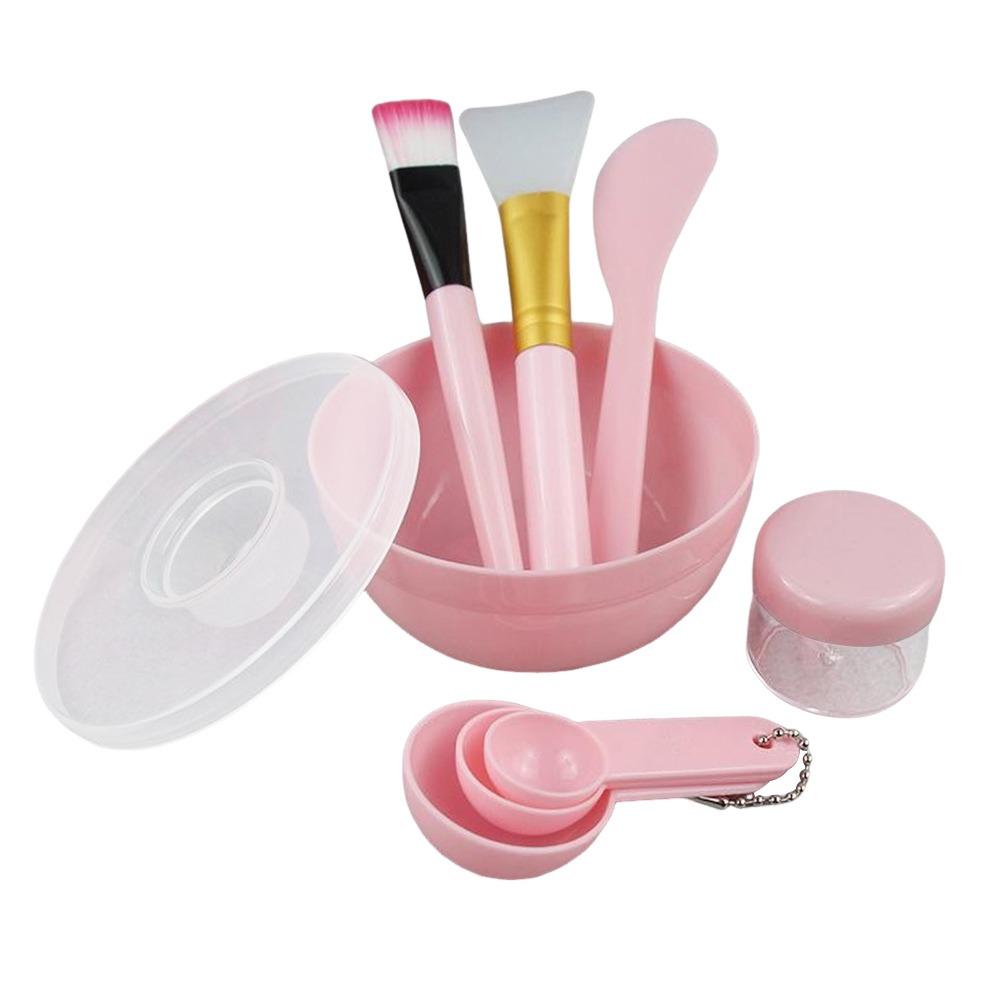DIY Face Mask Mixing Bowl Set Silicone Facemask Mixing Tool Makeup Brushes Woman Facial Tools