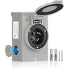 Входная коробка для генератора на 30 Ампер, Входная коробка NEMA L14-30P для 4-контактного шнура генератора, 125/250 В 7500 В, Предварительно просверленная, Погодозащищенная наружная розетка для