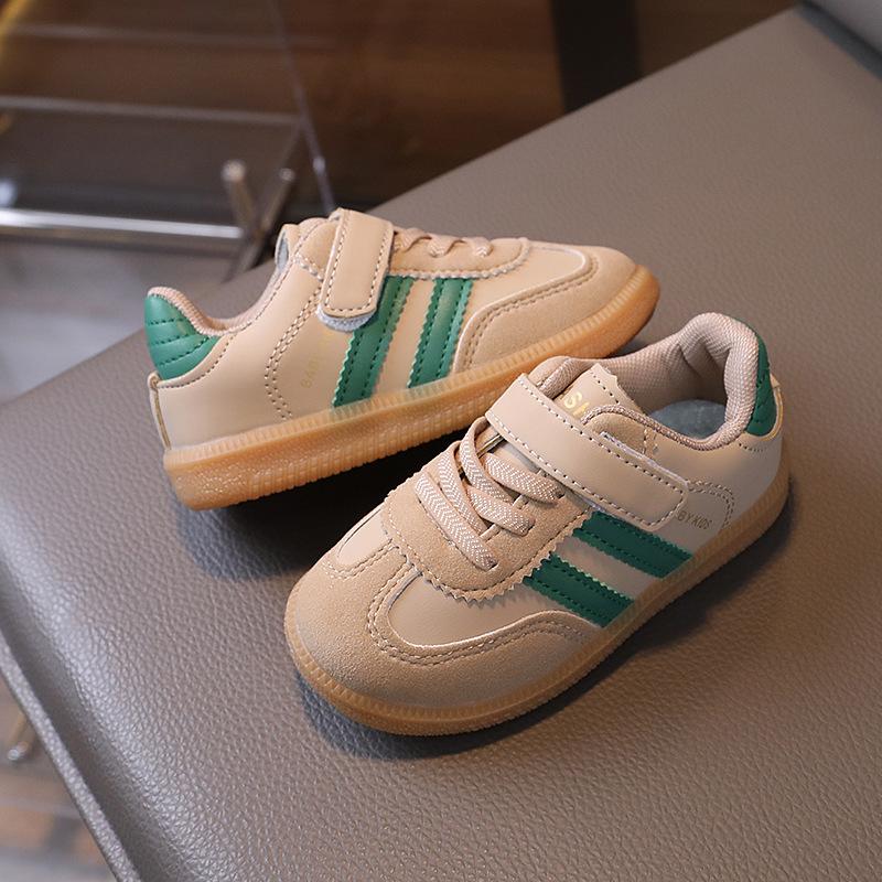 Board Shoes Spring and Autumn Non-slip Sports Shoes Medium and Small Children's Moral Training Shoes Fashion Boys Soft-soled Casual Shoes